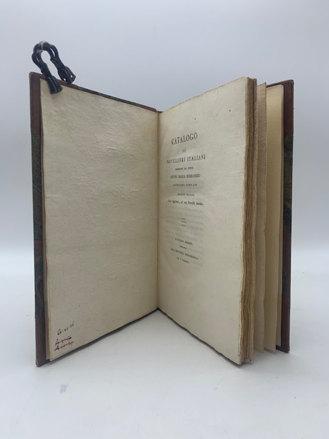 Catalogo de' novellieri italiani posseduti dal conte Anton-Maria Borromeo...Edizione seconda